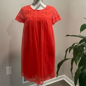 Vintage Vanity Fair nightgown and robe set
